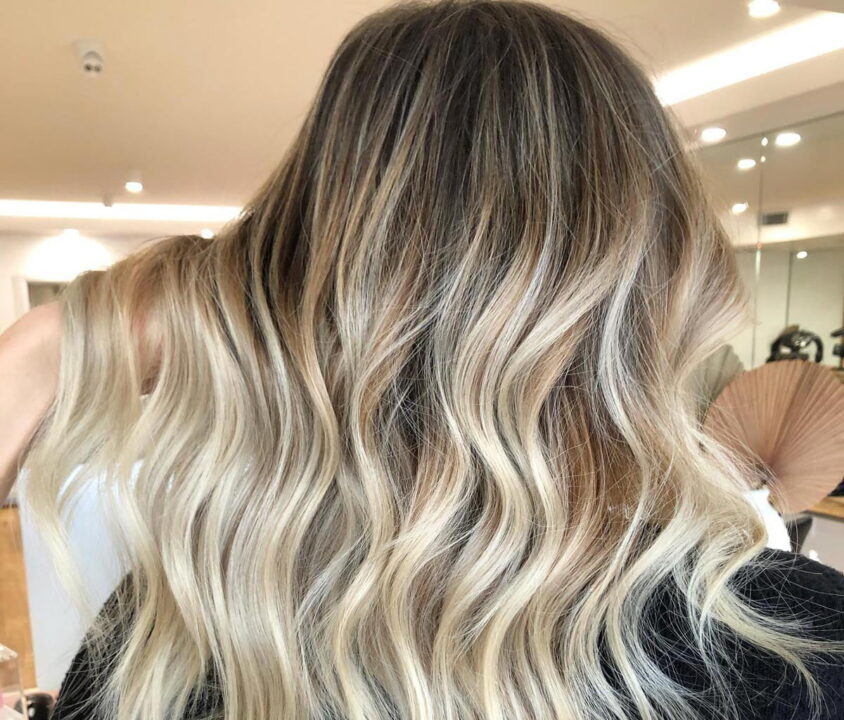 kiểu tóc balayage