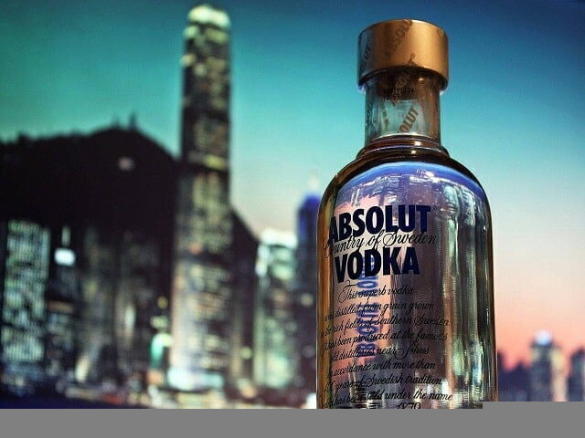 chai rượu vodka